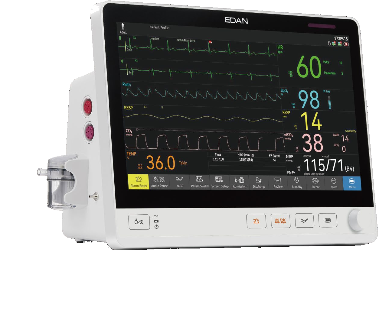 EDAN UX12 Advanced Patient Monitor